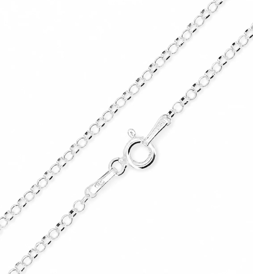 2.0mm Sterling Silver Round Belcher Chain