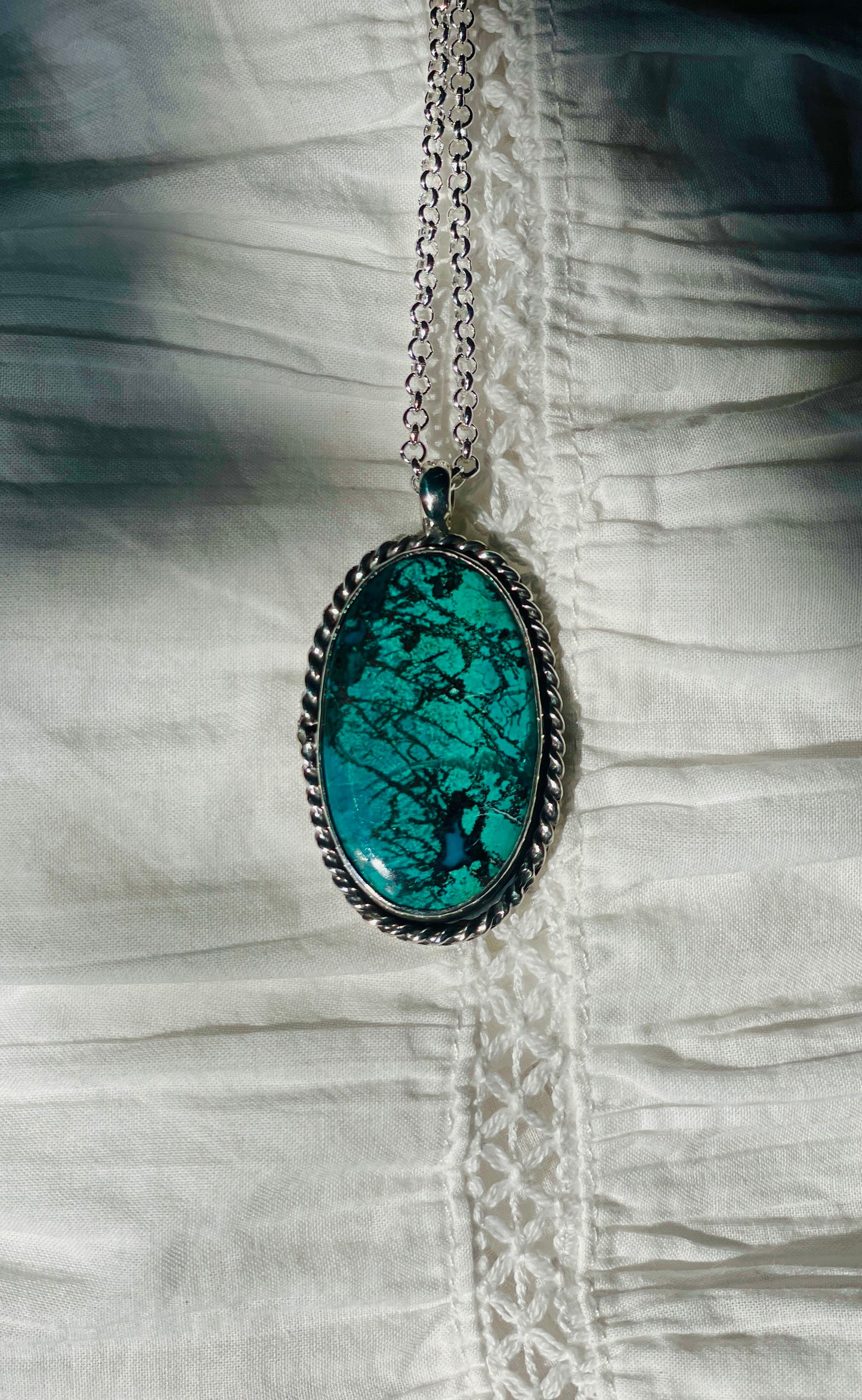 Tides of Teal Pendant - Pendant Only