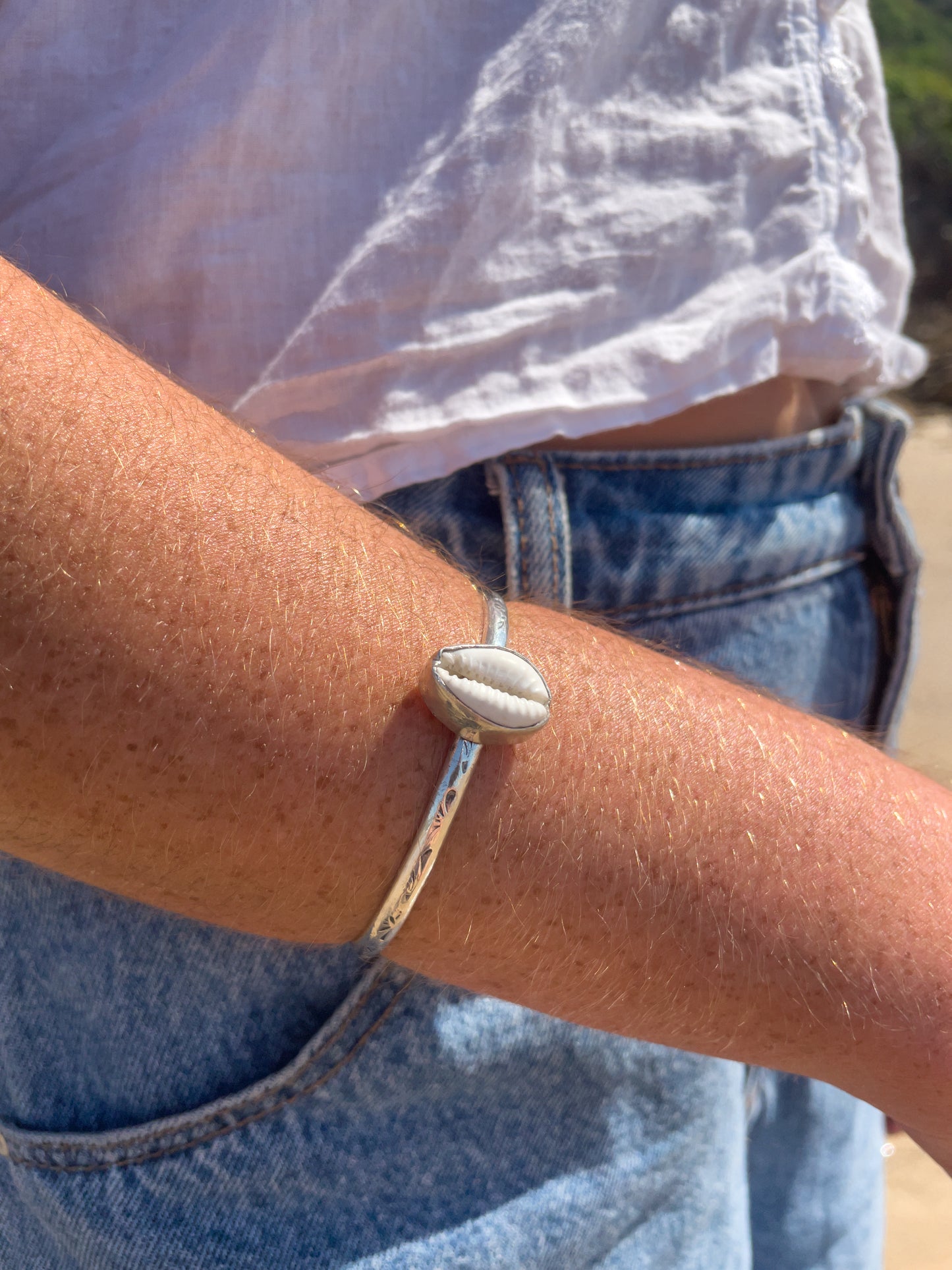 Isla Cowrie Cuff