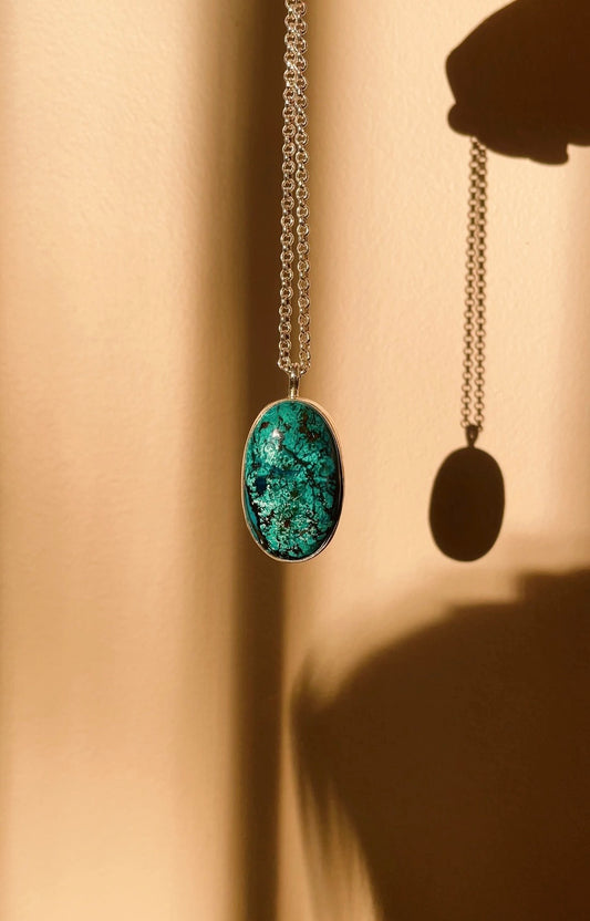 Shattuckite Azure Pendant - PENDANT ONLY