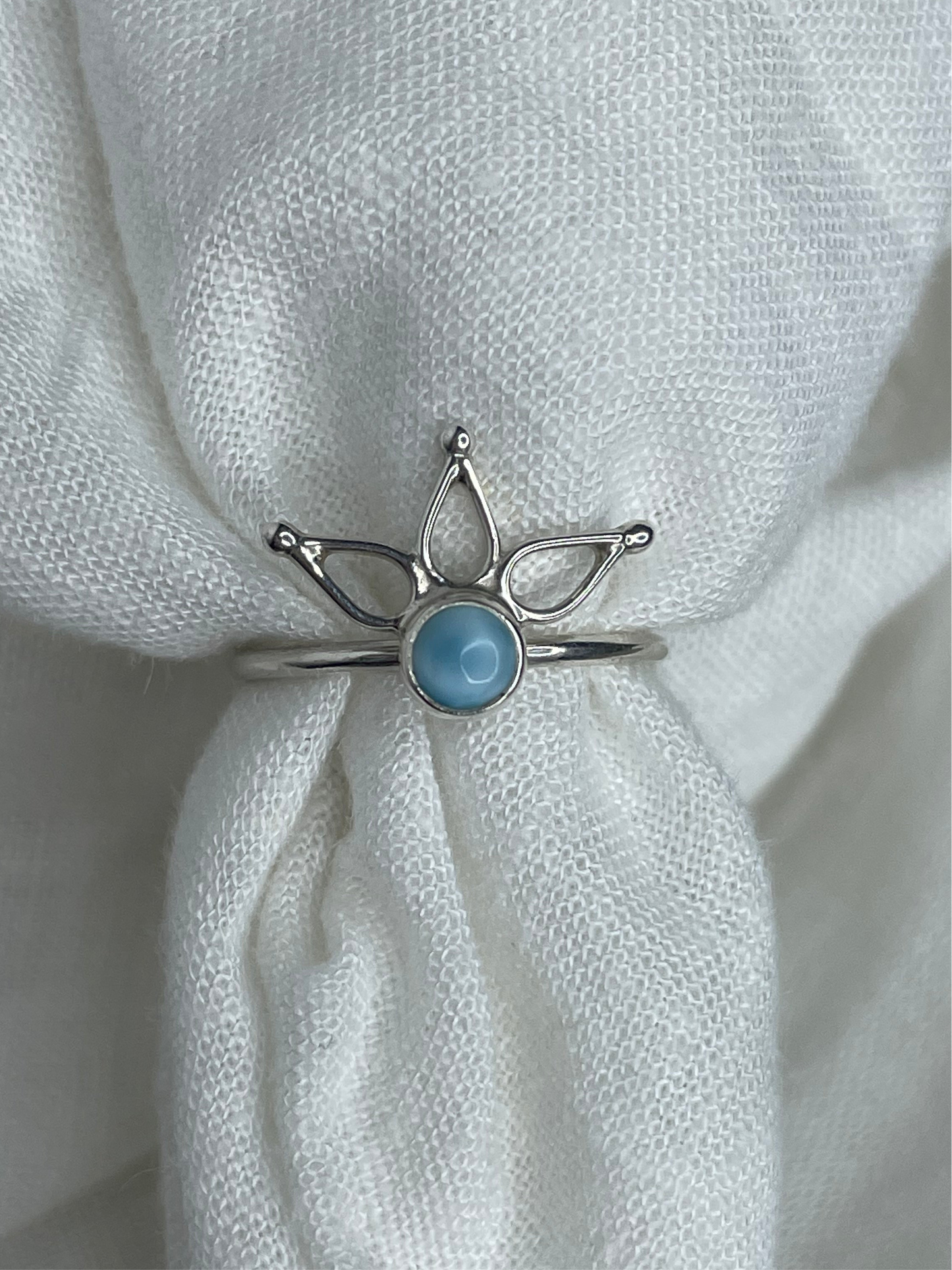 Larimar Sun Ring