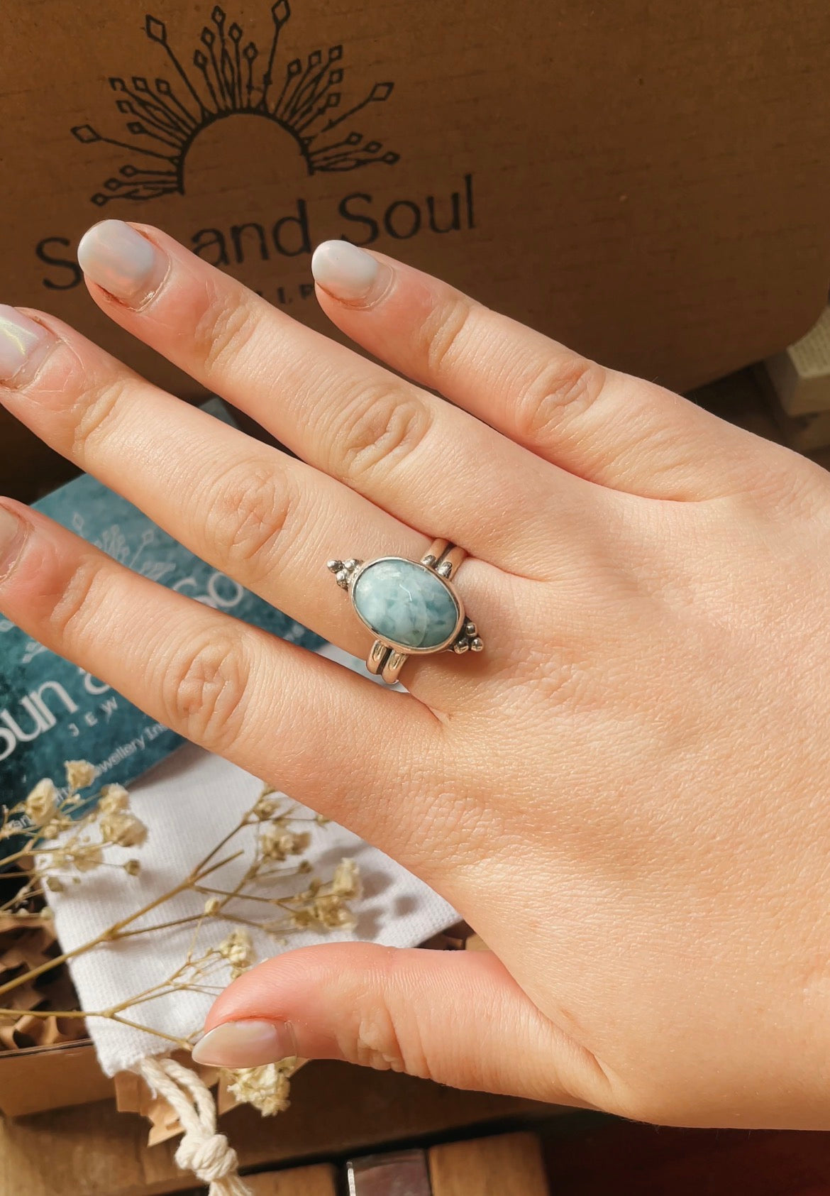 Larimar Dreams Ring - Size 7