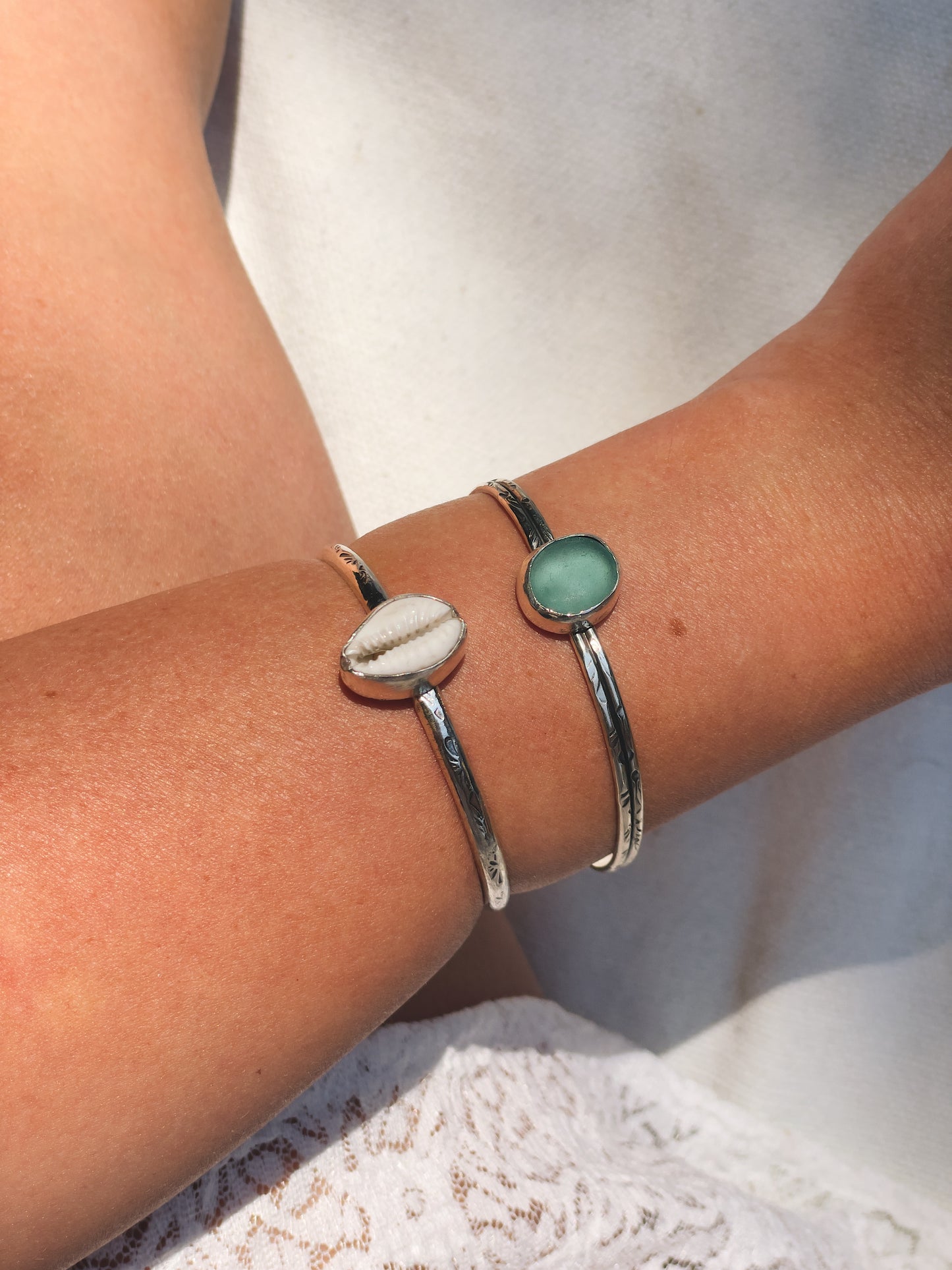 Isla Sea-glass Cuff