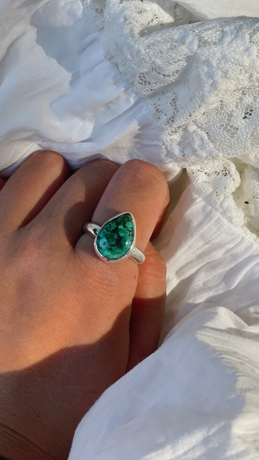 Tides of Teal Ring - Size 9