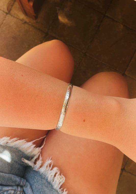 Hammered Stacker Cuff - Made to Order
