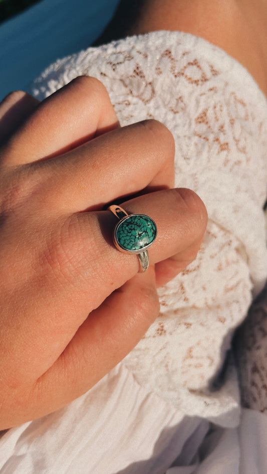 Turquoise Island Ring - Size 8