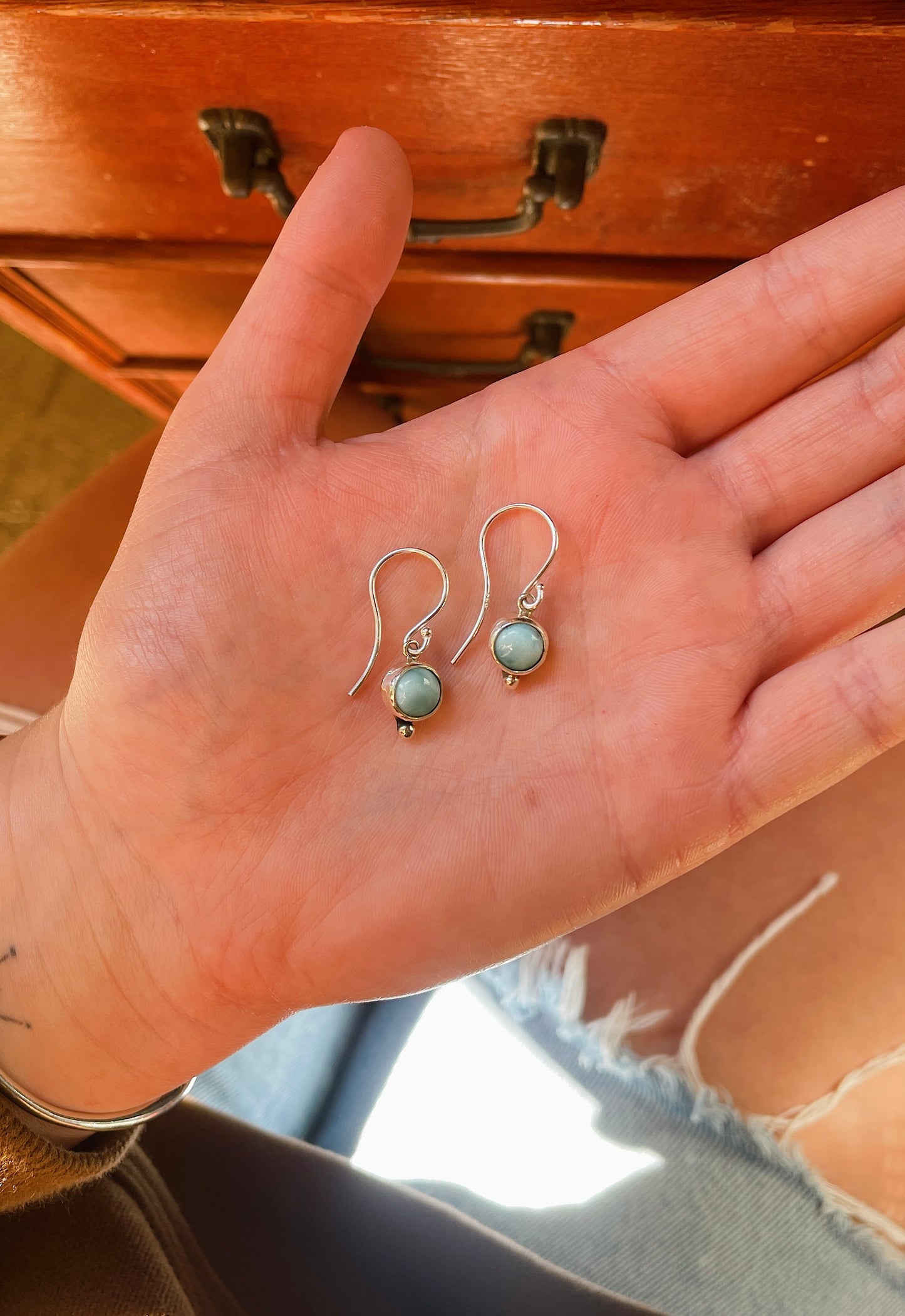 Larimar Tide Earrings