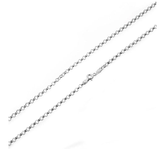 Sterling Silver Rollo Chain - 2.8mm x 45cm