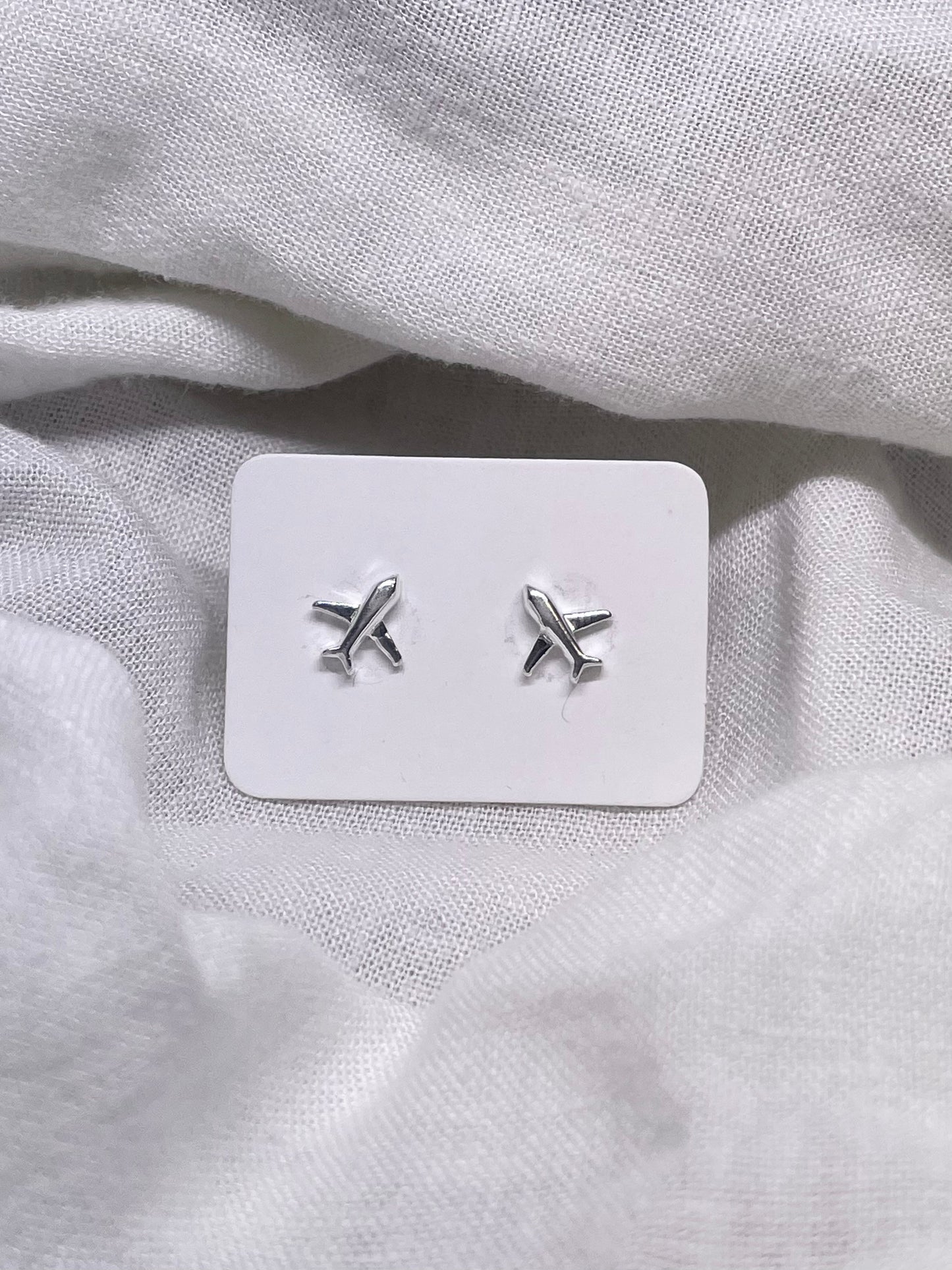 Airplane Stud Earrings