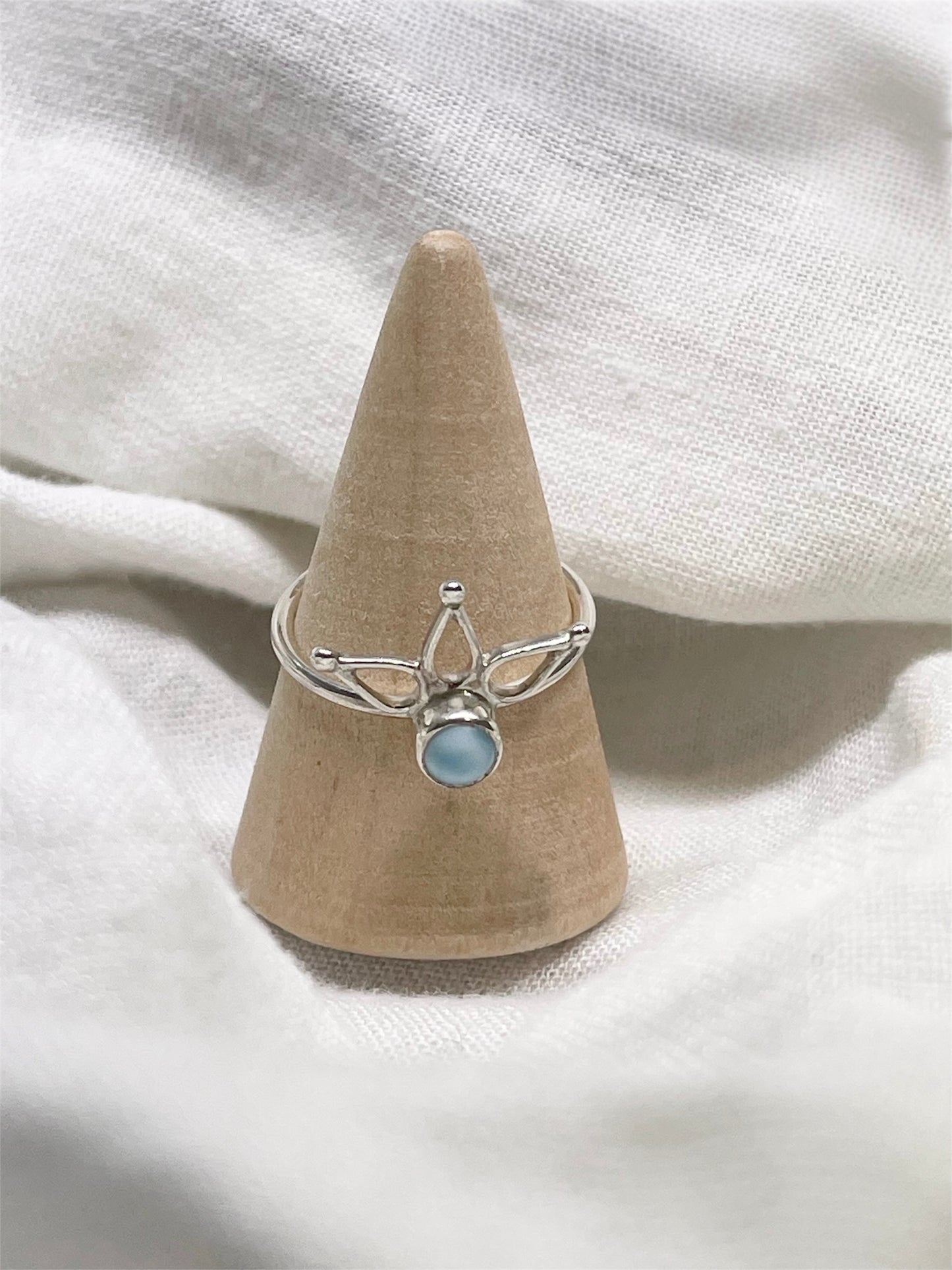 Sun Larimar Ring