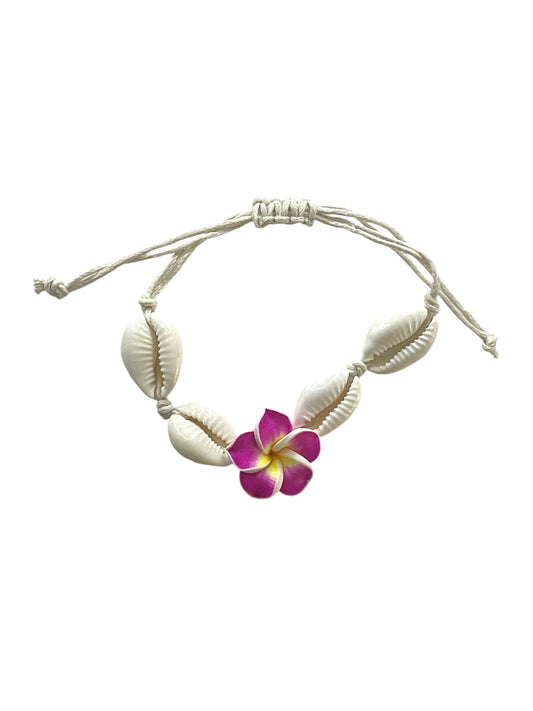 Pink Hibiscus Bracelet