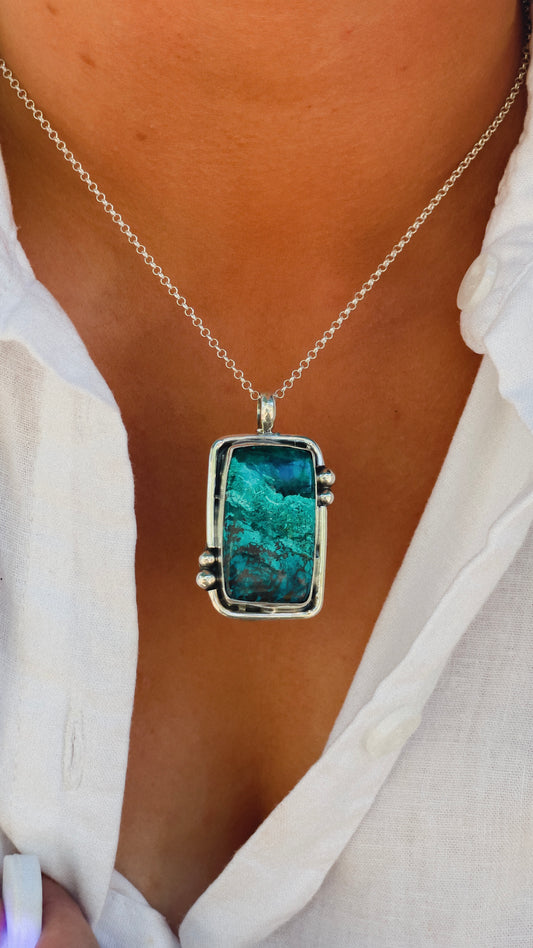 Paradise Shattuckite Pendant